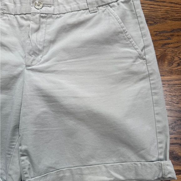 Gap Boyfriend Roll Up Classic Khaki/ Gray Women's Shorts Size 6 - Picture 3 of 15